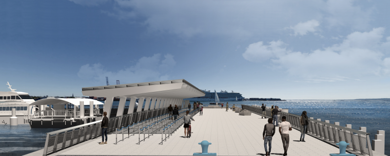 Yankee Pier Rendering - NYC